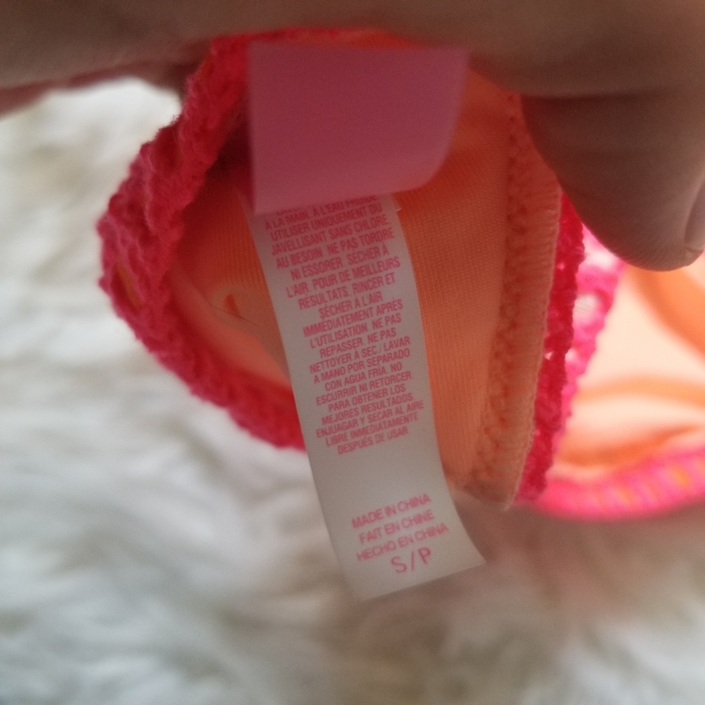 Victorias Secret Neon Pink Swim Bikini Top - Picture 7 of 7
